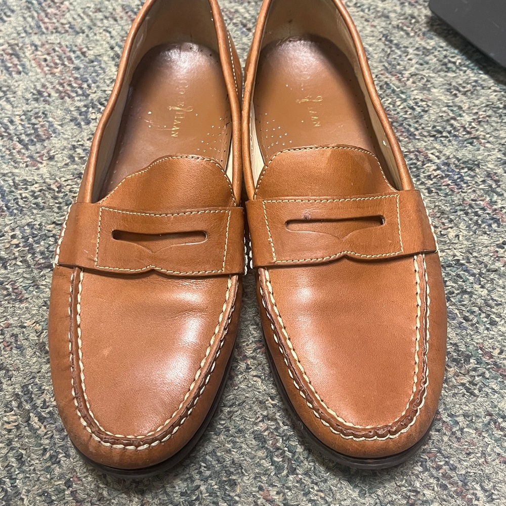 Cole Haan Brown Leather Loafers classy Oxford fall preppy old money women’s 9.5